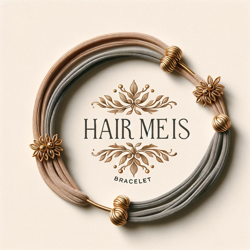 Light Brunette Hair Tie Bracelets (Set of 3)